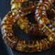 Baltic amber light cognac bracelet